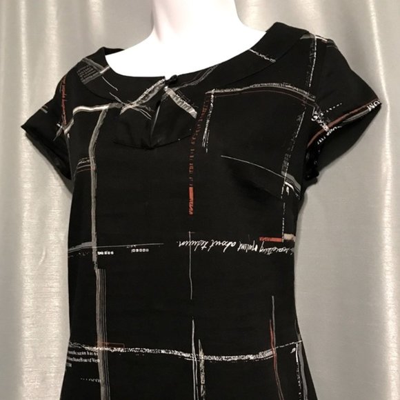 Volcom Black Dress with Typographic Detail - Picture 3 of 9